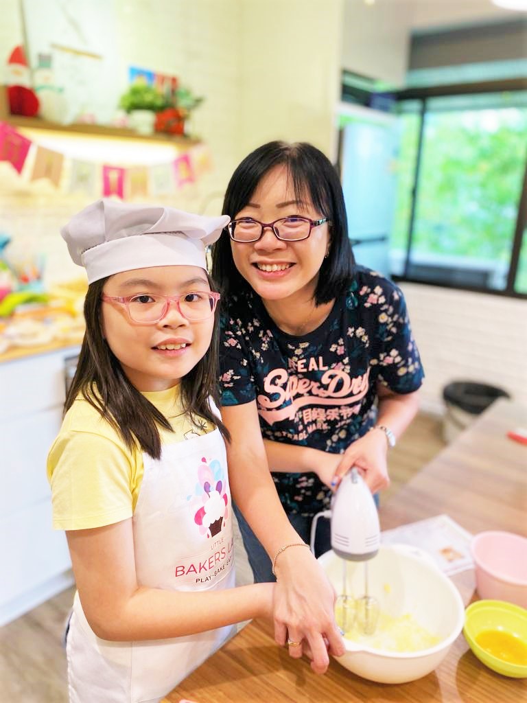 Wendy and Daughter Baking