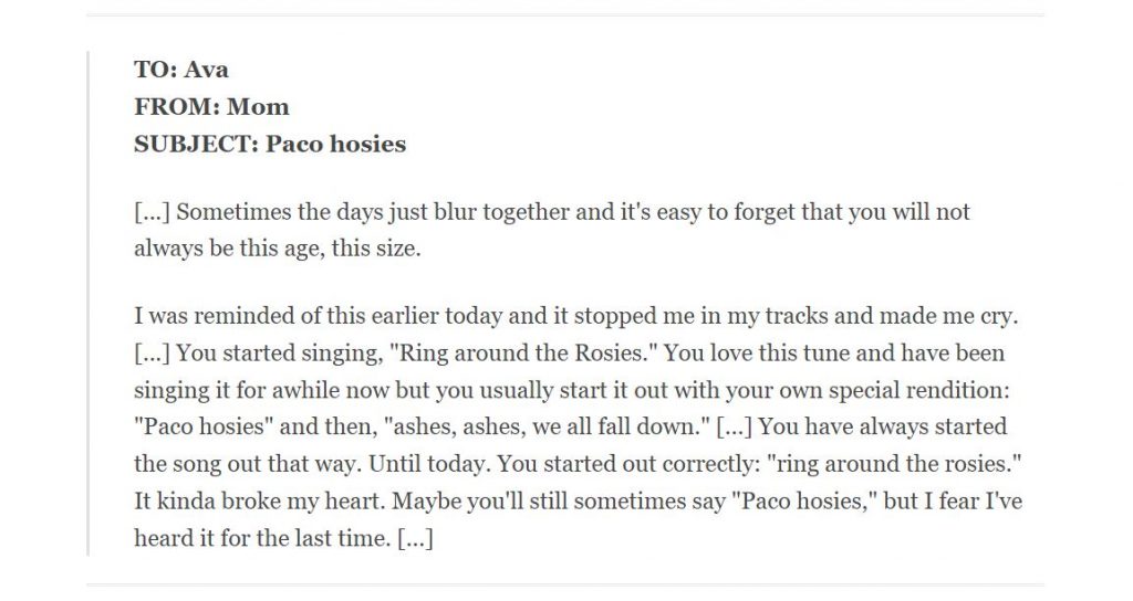 Email Memento